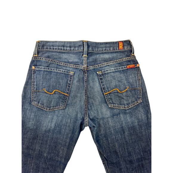 7 For All Mankind Other - 7 For All Mankind Straight Leg Jeans Men’s 33 Relaxed 100% Cotton Premium Y2K